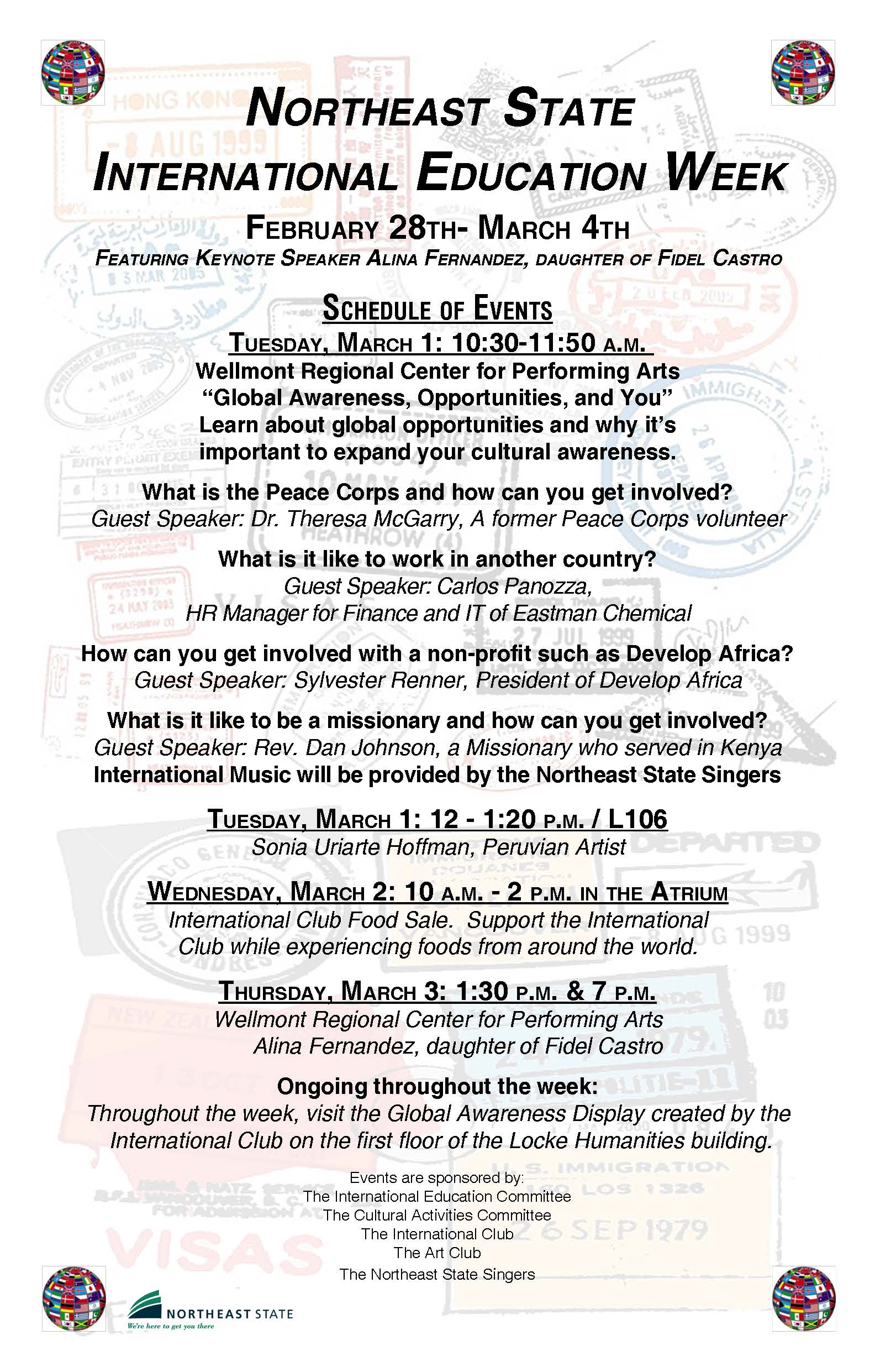 International education week - Sylvester Speaker